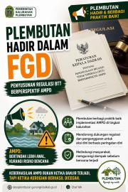 Kalurahan Plembutan Berbagi Praktik Baik AMPD dalam FGD Penyusunan Regulasi BTT Kabupaten Gunungkidu